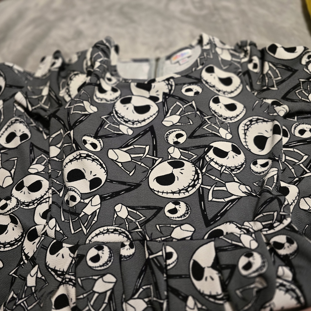 Gray and White Skulls Dress